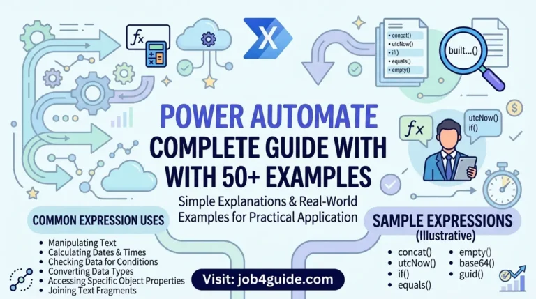 Power Automate Expressions Complete Guide with 50+ Examples