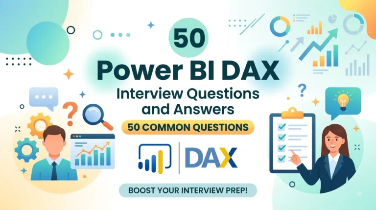 Power BI DAX Interview Questions and Answer