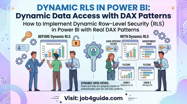 How to Implement Dynamic Row-Level Security (RLS) in Power BI with Real DAX Patterns