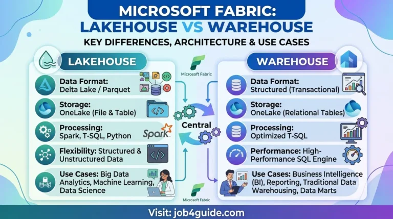 Microsoft Fabric Lakehouse vs Warehouse Key Differences, Architecture & Use Cases
