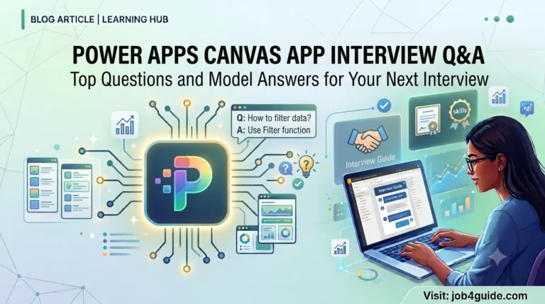 Power Apps Canvas App Interview Questions and Answers