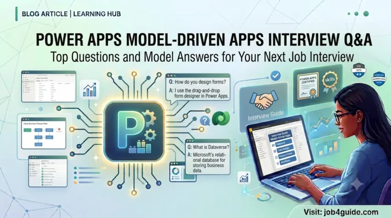 Power Apps Model-Driven Apps Interview Questions and Answer