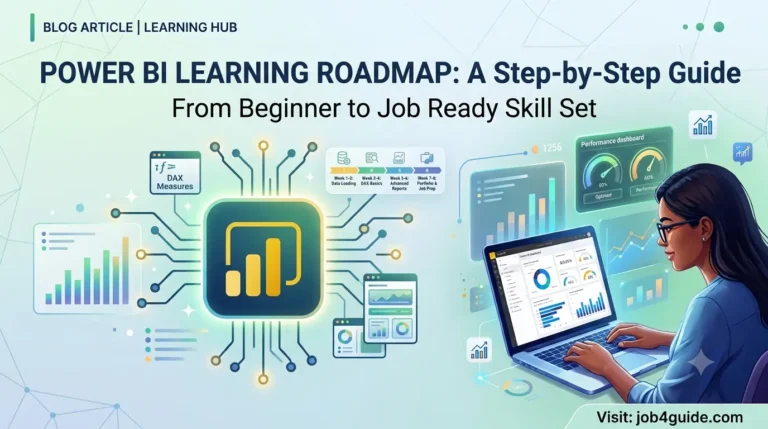 Power BI Learning Roadmap A Step-by-Step Guide from Beginner to Job Ready