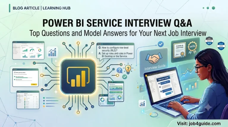 Power BI Service Interview Questions and Answers