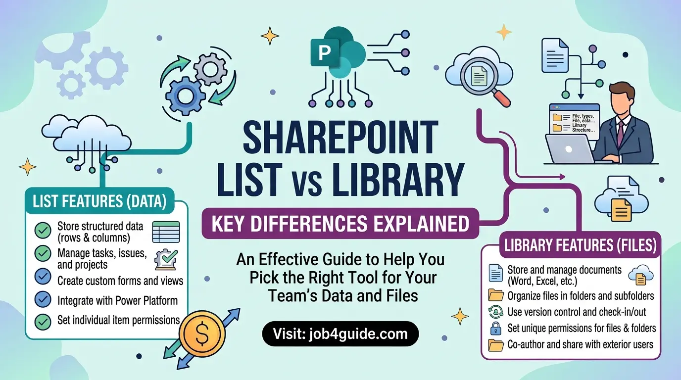 SharePoint List vs Library Key Differences Explained